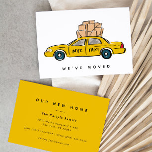 New York Yellow Taxi Cabの移動案内 案内状