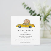 New York Yellow Taxi Square Moving Announcations 案内状 (スタンド正面)