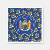New Yorker Flag & Seal, New York スタンダードカクテルナプキン (正面)