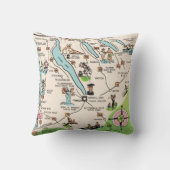 New York's Finger Lakes クッション (裏面)