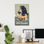 New Zealand Art Travel Poster Print (TR139)a ポスター (ホームオフィス)