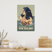 New Zealand Art Travel Poster Print (TR139)a ポスター (キッチン)