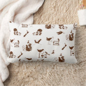 New Zealand Birds Science Students ランバークッション (ブランケット)