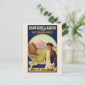 New Zealand Direct Vintage Poster 1931 ポストカード (スタンド正面)