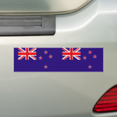 New Zealand flag バンパーステッカー (車上)