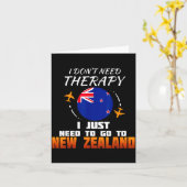 New Zealand Flag I Vacation I Funny New Zealand  カード (黄色い花)