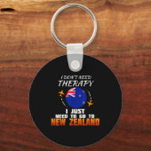 New Zealand Flag I Vacation I Funny New Zealand キーホルダー (正面)