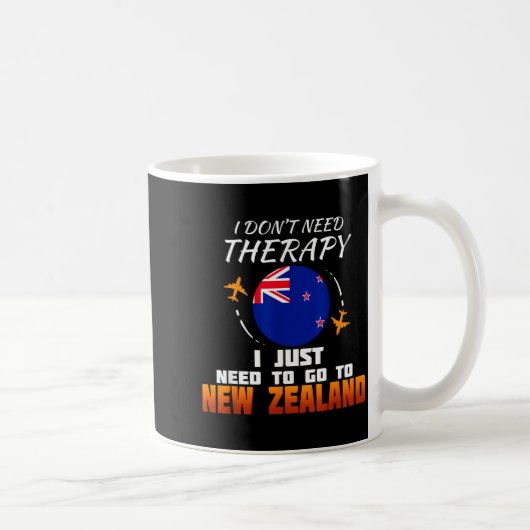 New Zealand Flag I Vacation I Funny New Zealand  コーヒーマグカップ (右)
