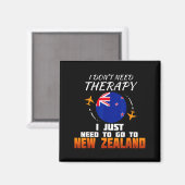 New Zealand Flag I Vacation I Funny New Zealand マグネット (正面/裏面)
