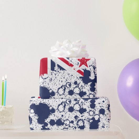 New Zealand FLAG KCALIMA effect by Masanser ラッピングペーパー (パーティーギフト)