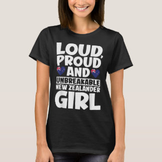 New Zealand Flag Proud New Zealanders Men &amp; Wo Tシャツ