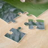 New Zealand Flower Red Blooming Feijoa ジグソーパズル (側面)