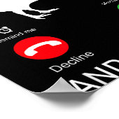 New Zealand Is Calling And I Must Go, Zealand Funn ポスター (角)