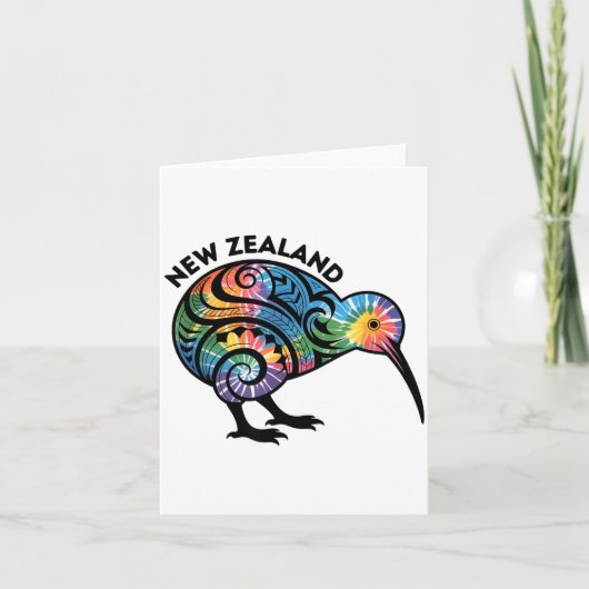 New Zealand Kiwi Bird  カード (正面)