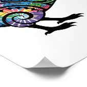 New Zealand Kiwi Bird ポスター (角)