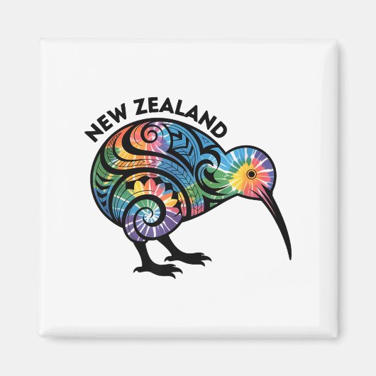 New Zealand Kiwi Bird  マグネット (正面)
