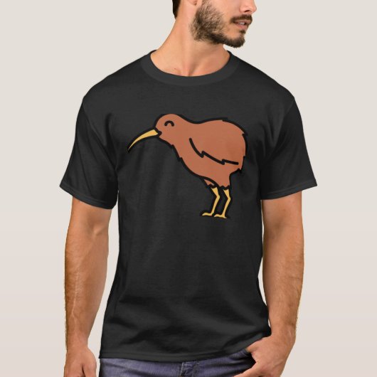 New Zealand Kiwi Bird Animal Wildlife  4 Tシャツ (正面)