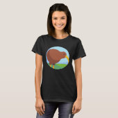 New Zealand Kiwi Bird Animal Wildlife  6 Tシャツ (正面フル)