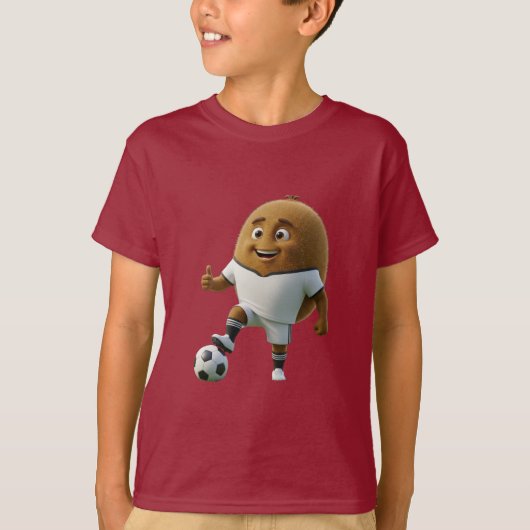 New Zealand Kiwi Fruit Soccer Mascot - Group G Tシャツ (正面)