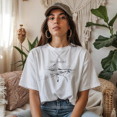 New Zealand Landscape Sketch Tシャツ