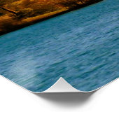 New Zealand Mountain Landscape ポスター (コーナー)