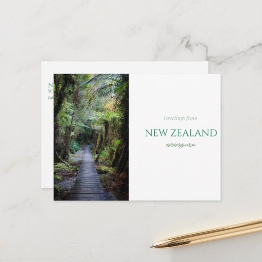 New Zealand Postcard  シーズンポストカード (正面/裏面インサイチュ)