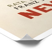 New Zealand Print Travel Poster Franz Josef ポスター (角)