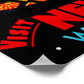 New Zealand Print Travel Poster Maori Ar ポスター (角)