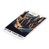 New Zealand Putangirua PinnaclesTravel マグネット (左側)