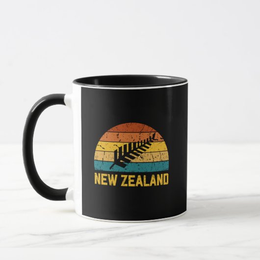 New Zealand Retro  マグカップ (左)