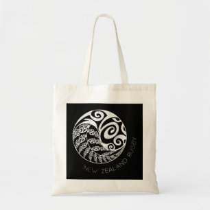New Zealand Rugby Maori Inspired Kiwi & Silver Fer トートバッグ