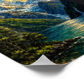 New Zealand: Serene Milford Sound Art Souvenir ポスター (角)