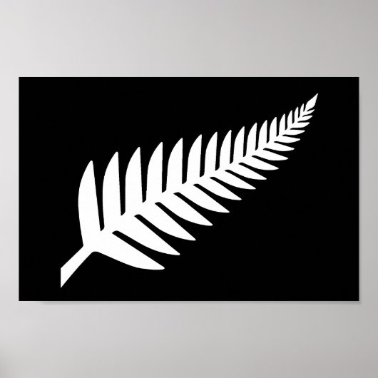 New Zealand Silver Fern ポスター (正面)