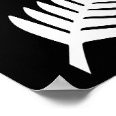New Zealand Silver Fern ポスター (角)