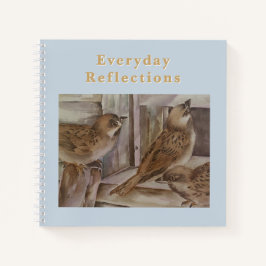 New Zealand Sparrow Bird Journal ノートブック