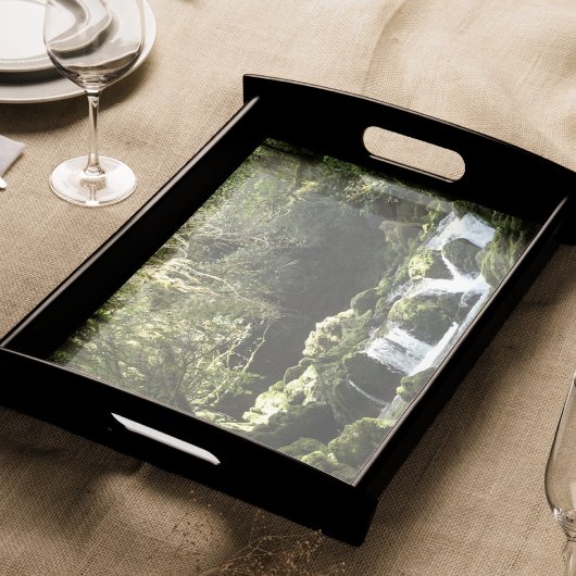 New Zealand Stream with Waterfalls自然写真 薄葉紙