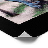 NEWARKヴィンテージアルファベットレター名アート ポスター (角)