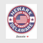 NEWARK、デラウェア シール (シート)