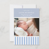 Newborn Baby Birth Announcement Template (正面)