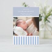 Newborn Baby Birth Announcement Template (スタンド正面)