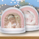 Newborn baby girl 2 photo welcome script keepsake