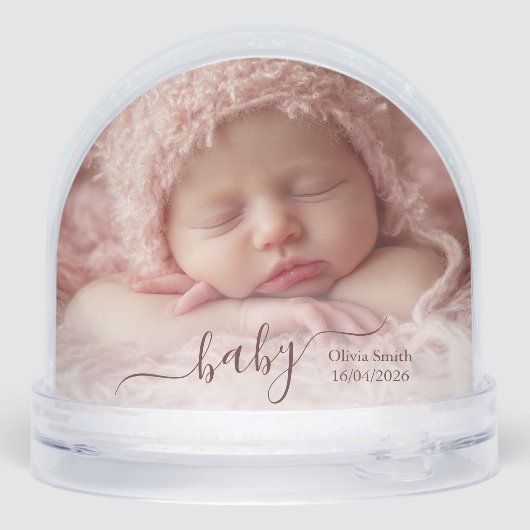 Newborn Baby Keepsake - Photo Personalized (裏面)