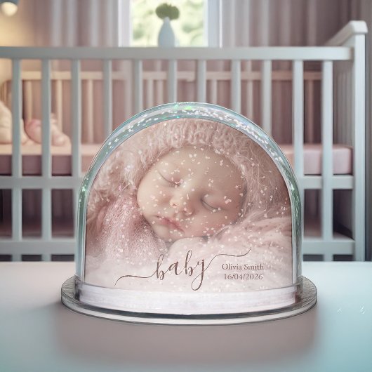 Newborn Baby Keepsake - Photo Personalized