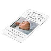 Newborn Baby Newspaper Flexible Photo Magnet マグネット (左側)