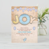 Newborn Boy Boy 案内状 (スタンド正面)