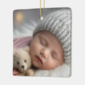 "Newborn Christmas keepsake" Ornament セラミックオーナメント (左)