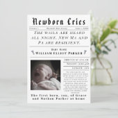 Newborn Cries Birth 案内状 (スタンド正面)