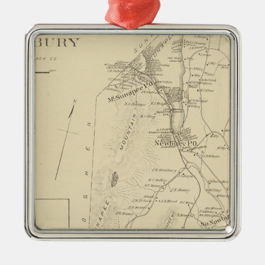 Newbury メタルオーナメント (正面)