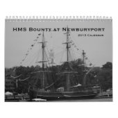 NewburyportのカレンダーのHMSの奨励金 カレンダー (カバー)