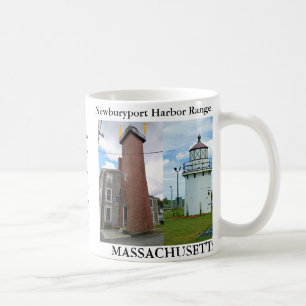 Newburyport港の滑走路両端燈、マサチューセッツマグ コーヒーマグカップ